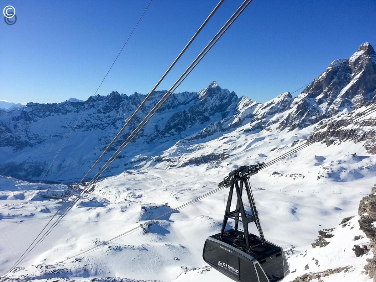 Breuil Cervinia Near Funicular Apartment With Private Garage Ngoại thất bức ảnh